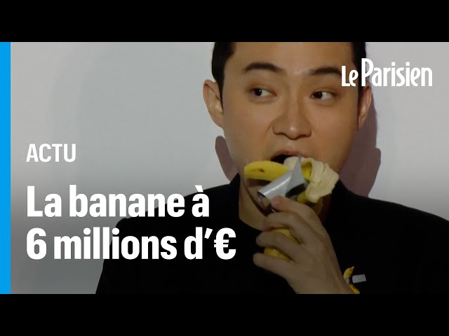 ⁣Un millionnaire achète une oeuvre d'art et la mange