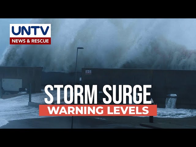 ⁣Storm Surge Warning Levels