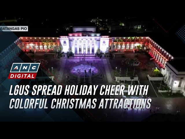 ⁣LGUs spread holiday cheer with colorful Christmas attractions | The World Tonight