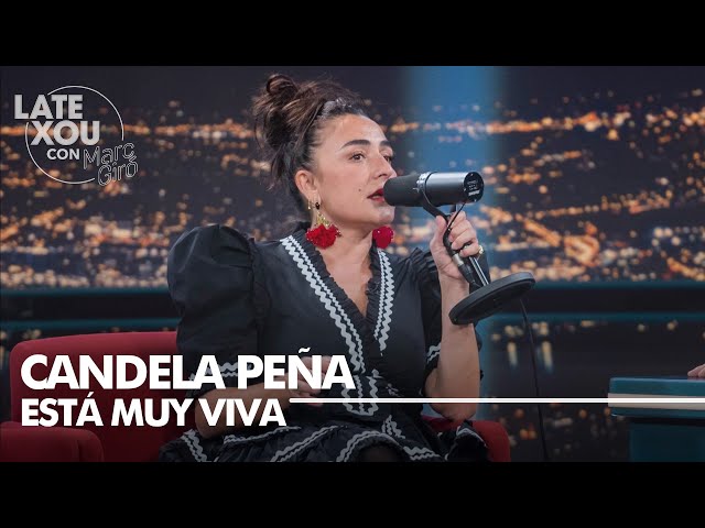 ⁣Candela Peña está demasiado viva para hacer de muerta | Late Xou con Marc Giró