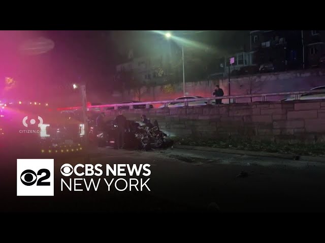 ⁣Police searching for black pickup truck after Queens crash