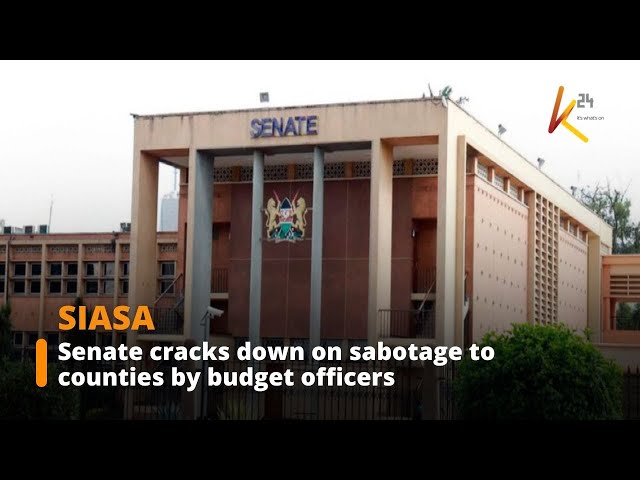 ⁣Senate targets rogue budget officers delaying county projects