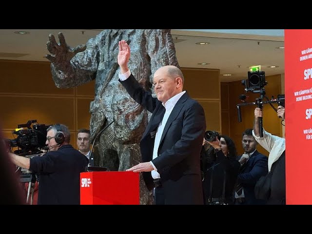 ⁣Scholz und SPD starten Wahlkampfoffensive