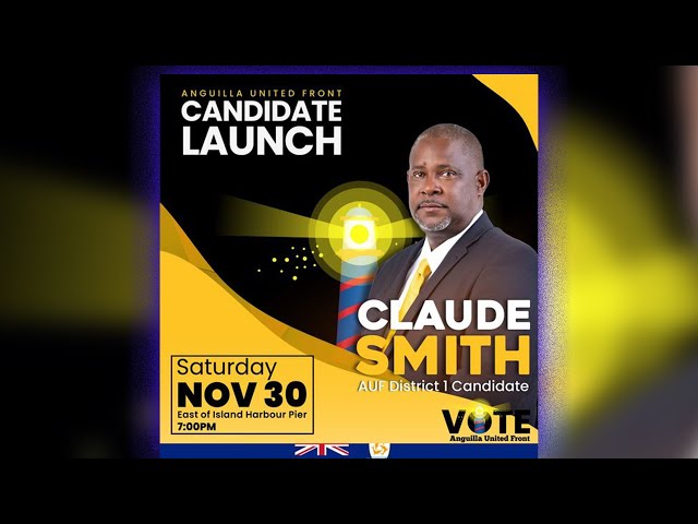 ⁣AUF District 1 Candidate Launch CLAUDE SMITH