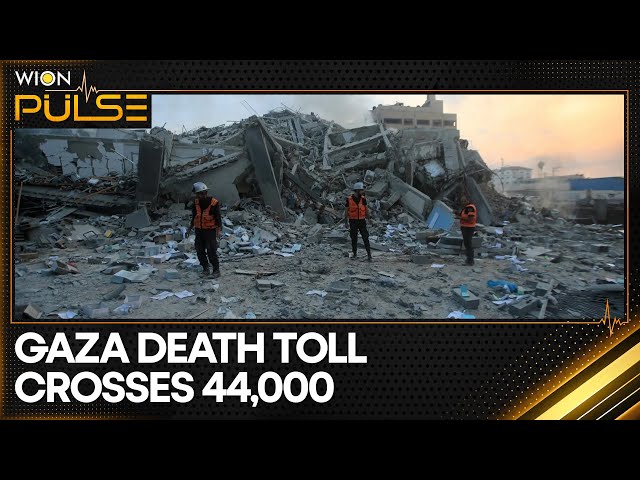 ⁣Gaza death toll from Israel-Hamas war crosses 44,000: Palestine officials | WION Pulse