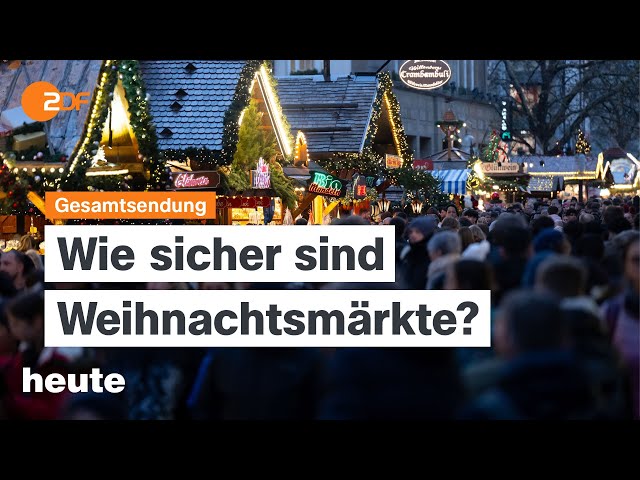 ⁣heute 19:00 Uhr vom 30.11.24 SPD-Wahlkampf, Kämpfe in Aleppo und Sicherheit auf Weihnachtsmärkten