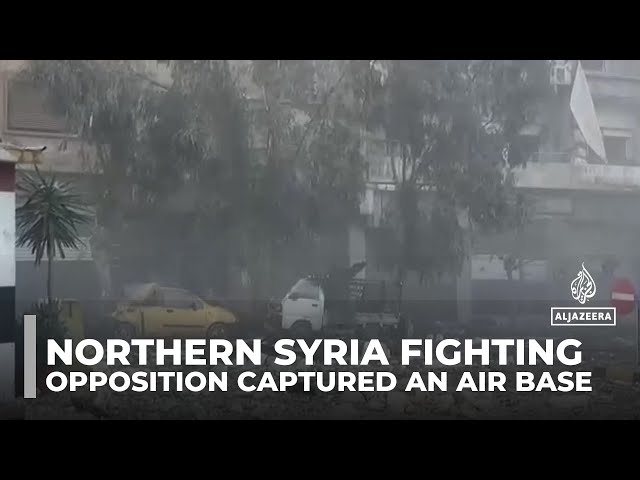 ⁣Northern Syria fighting: Opposition forces say they have captured an air base