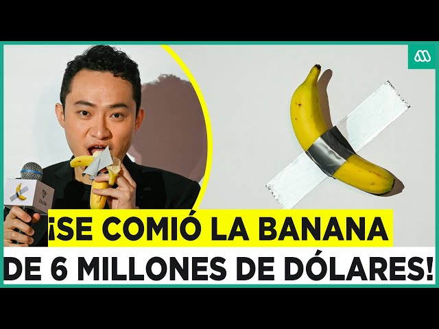 ⁣¡La banana más cara del mundo!: Empresario se come la obra por la que pagó 6.2 millones de dólares