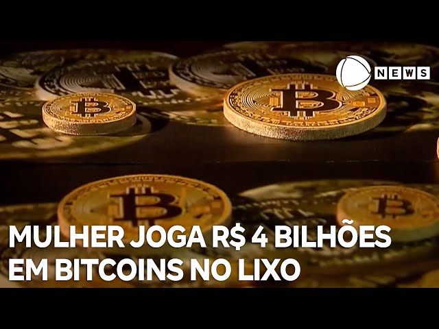 ⁣Mulher joga R$ 4 bilhões em bitcoins no lixo