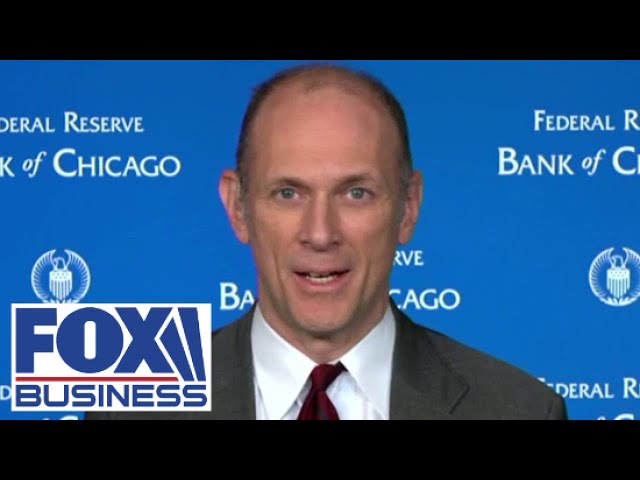 ⁣Chicago Federal Reserve Bank president: We are on a path to lower rates