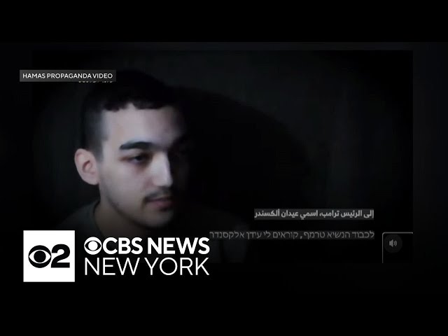 ⁣Hamas releases propaganda video of captured IDF soldier from New Jersey