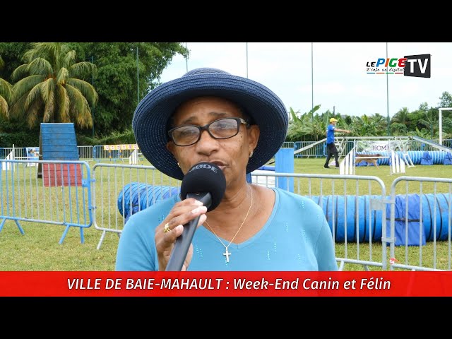 ⁣Ville de Baie-Mahault : Week-end Canin et Félin