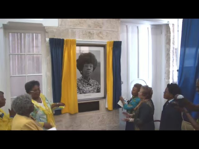 ⁣Former US Congresswoman Shirley Chisholm honoured