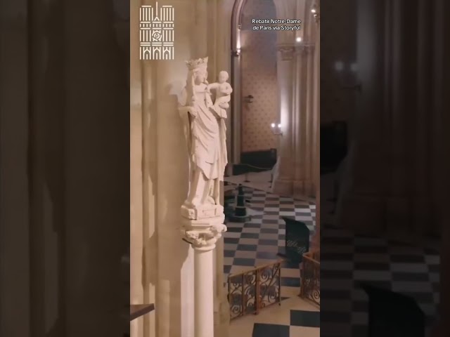 ⁣A look inside the newly restored Notre Dame Cathedral in Paris #shorts