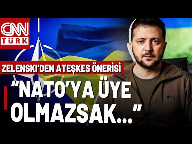 ⁣Zelenski'den Ateşkes Önerisi! "Ukrayna Topraklarını NATO Şemsiyesi Altına Alın"