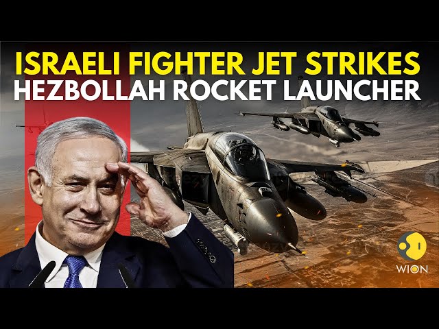 ⁣Iran Hezbollah War: Israeli Fighter Jet Strikes Hezbollah Rocket Launcher In Lebanon | WION LIVE