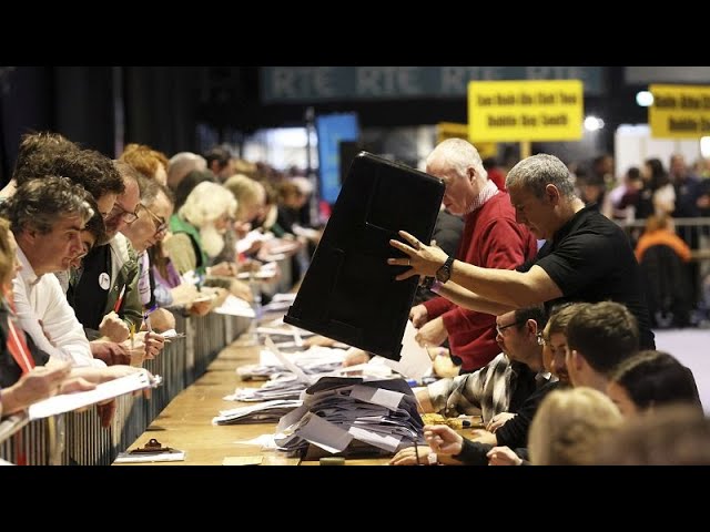 ⁣Noch kein klares Bild bei den irischen Wahlen: Die ersten 41 Dáil-Sitze vergeben