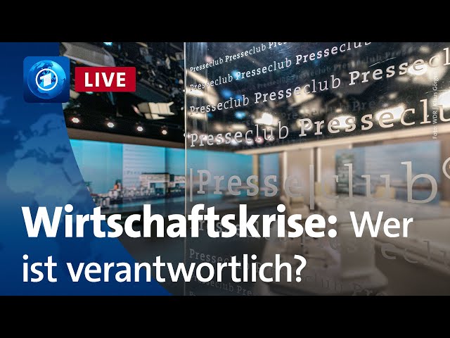 ⁣Wirtschaftskrise: Merkels Vermächtnis? | ARD-Presseclub