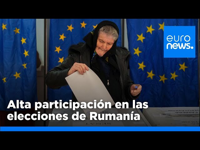 ⁣Participación récord en las elecciones de Rumanía, no había votado tanta gente desde 2008