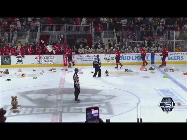 ⁣Checkers hold 20th annual 'Teddy Bear Toss'