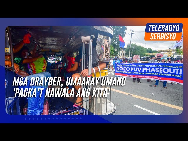 ⁣PISTON chief claims have drivers earned little since joining jeepney consolidation