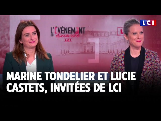 ⁣Marine Tondelier et Lucie Castets, invitées de l'Evenement du dimanche｜LCI