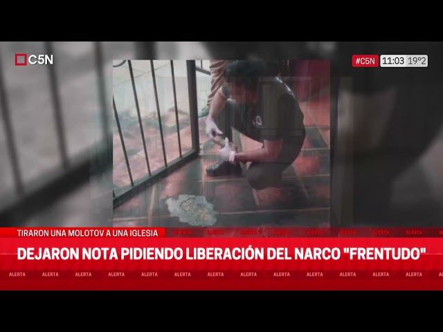 ⁣ATAQUE NARCO en ROSARIO: TIRARON una BOMBA MOLOTOV a la PARROQUIA del PADRE IGNACIO