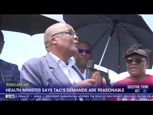 ⁣Health Minister says TAC's demands are reasonable