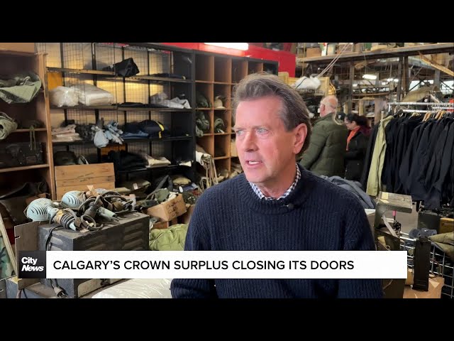 ⁣Calgary’s Crown Surplus closes its doors