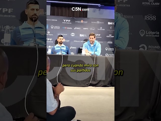 ⁣DEL POTRO elogió a DJOKOVIC