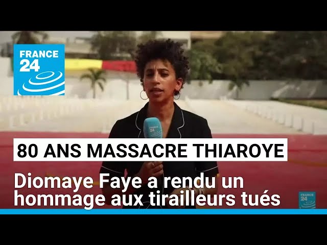 ⁣Sénégal : le président Diomaye Faye a rendu hommage aux tirailleurs tués il y a 80 ans