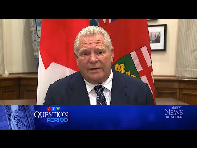 ⁣One-on-one with Ontario Premier Doug Ford | CTV Question Period