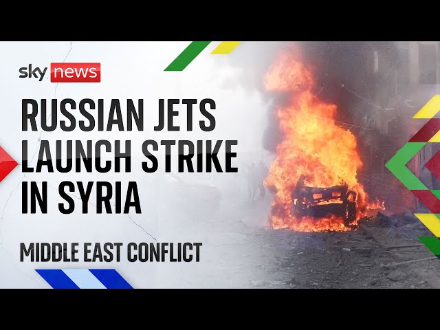 ⁣Syrian and Russian jets launch airstrikes after rebels seized Aleppo in shock offensive