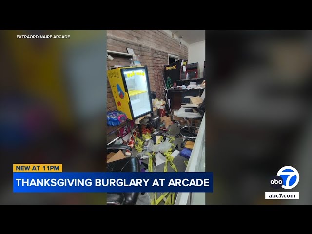 ⁣San Bernardino arcade ransacked by burglars over Thanksgiving