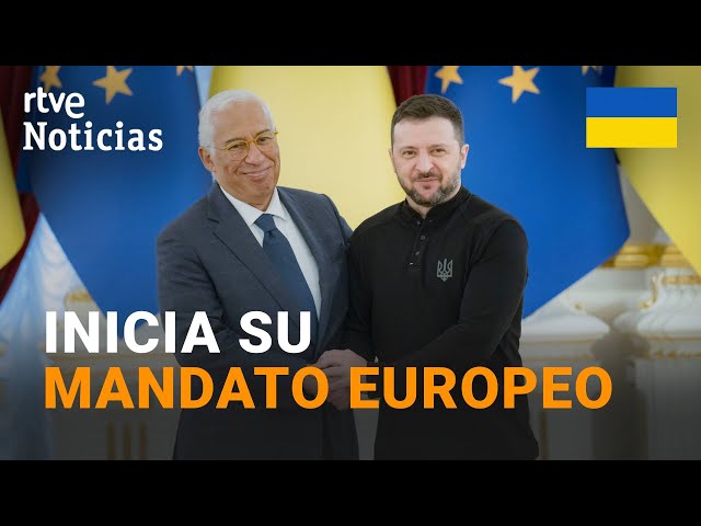 ⁣El PRESIDENTE del CONSEJO EUROPEO se ESTRENA en UCRANIA MOSTRÁNDOLE el APOYO de la UE | RTVE