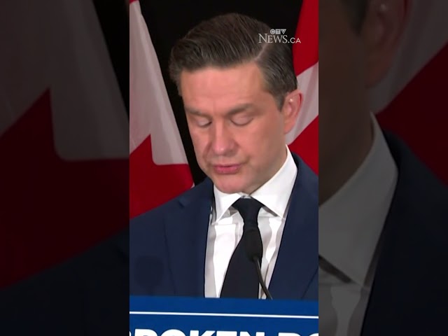 ⁣Poilievre says Trudeau has lost control of Canada's border and immigration