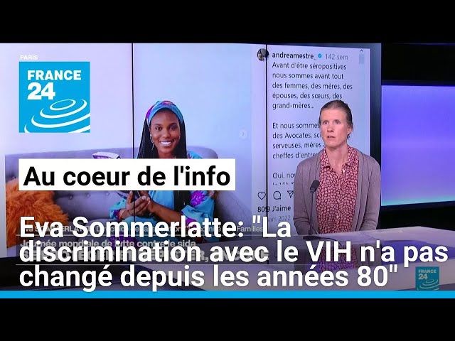 ⁣Eva Sommerlatte: "La discrimination avec le VIH n'a pas changé depuis les années 80" 