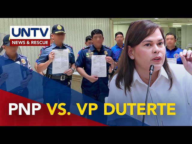 ⁣PNP, maghahain ng karagdagang kaso vs. Vice Pres. Sara Duterte