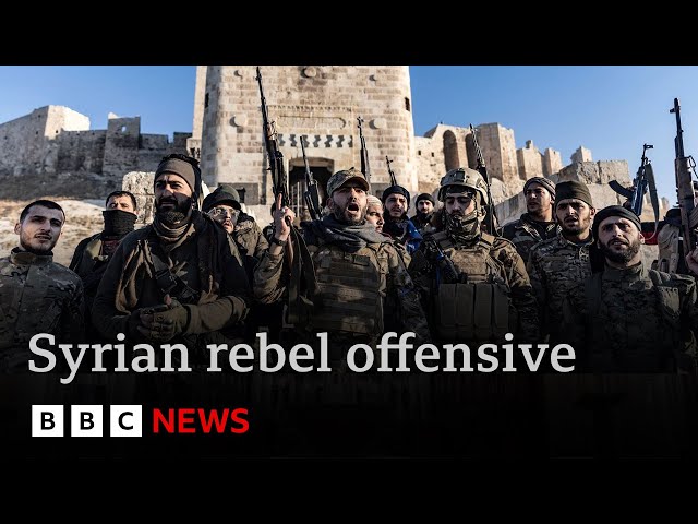 ⁣Syrian rebels extend shock offensive after capturing Aleppo | BBC News