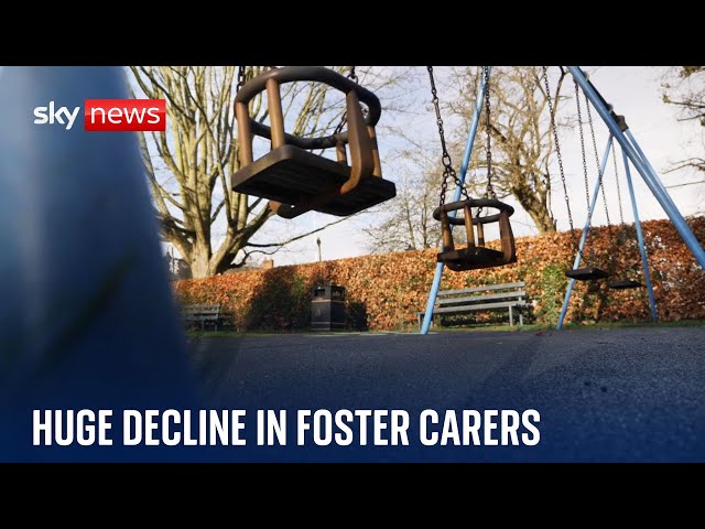 ⁣Massive decline in number of people taking in vulnerable children in England