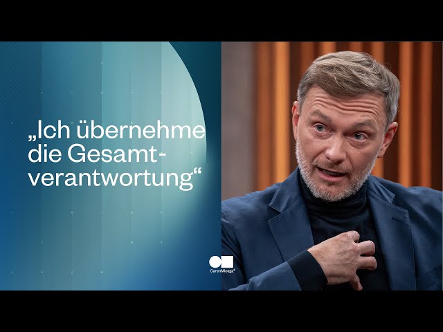 ⁣Nach dem Ampel-Aus: Wollten Sie die Wirtschaft oder die FDP retten, Herr Lindner? | Caren Miosga