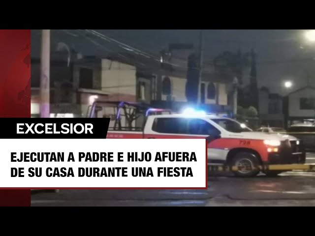 ⁣Ejecutan a padre e hijo afuera de su casa durante una fiesta