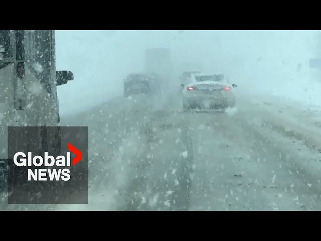 ⁣Heavy snow blankets parts of the US on one of the busiest travel weekends of the year