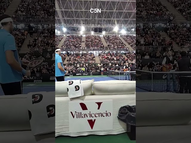 ⁣ABEL PINTOS le CANTÓ a DEL POTRO