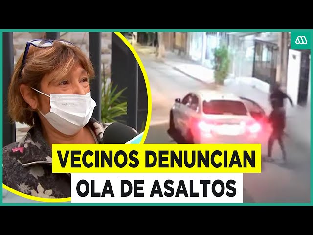 ⁣"Es pan de cada día": Vecinos denuncian ola de asaltos en Quinta Normal