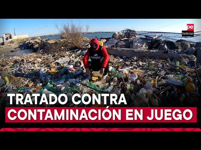 ⁣Negociadores contra la contaminación por plástico piden más tiempo para lograr un acuerdo