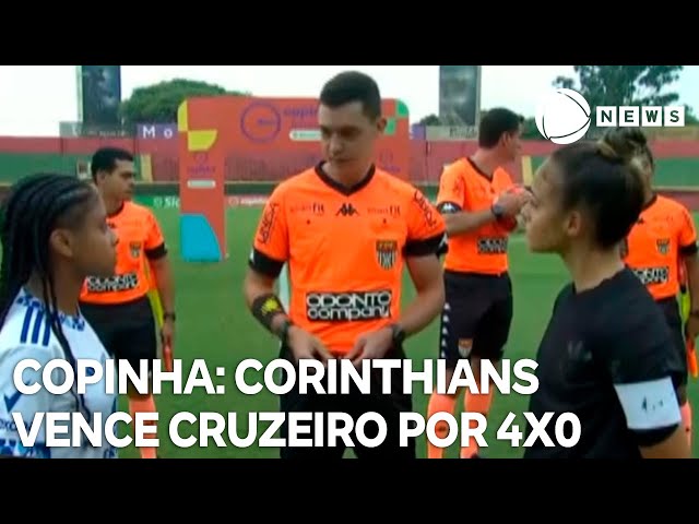 ⁣Copinha Feminina: Corinthians vence o Cruzeiro e assume provisoriamente a liderança do grupo