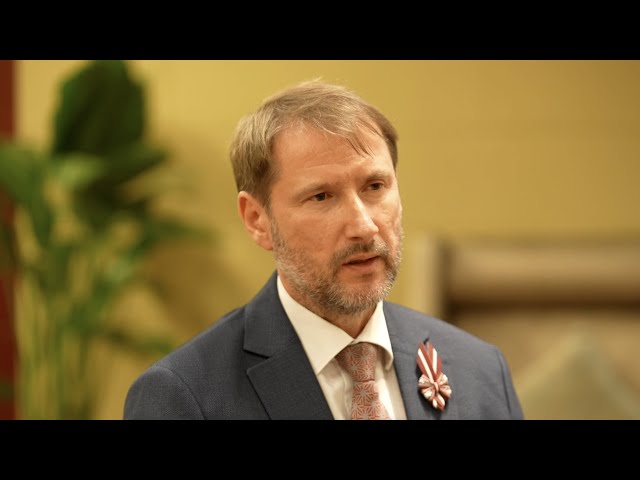 ⁣Latvian official: We see China as a country that can drive world development