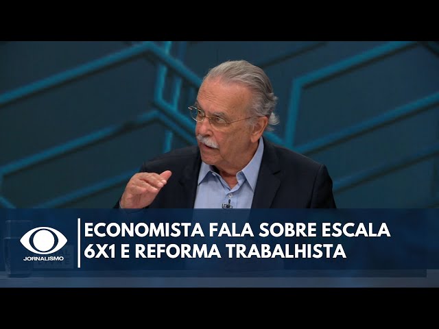 ⁣Economista fala sobre Escala 6x1 e votação sobre Reforma Trabalhista | Canal Livre