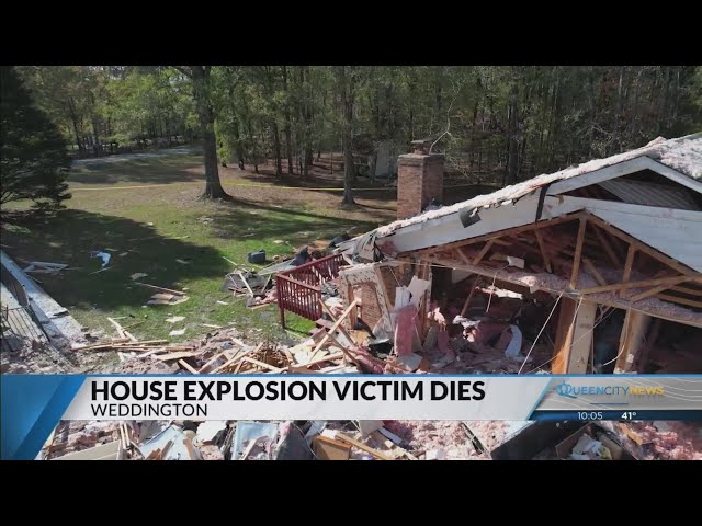 ⁣Elderly man injured during Weddington home explosion dies